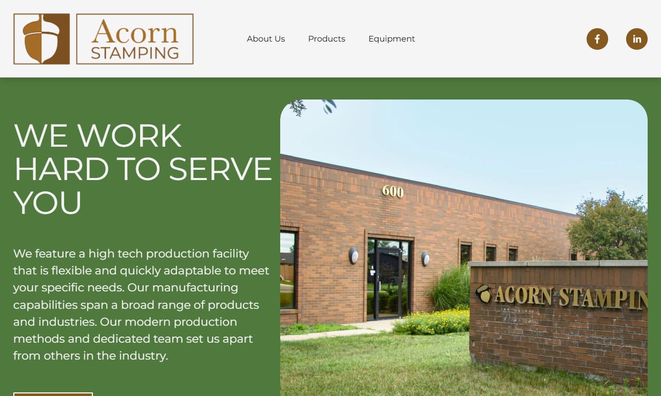 Acorn Stamping Acorn Stamping