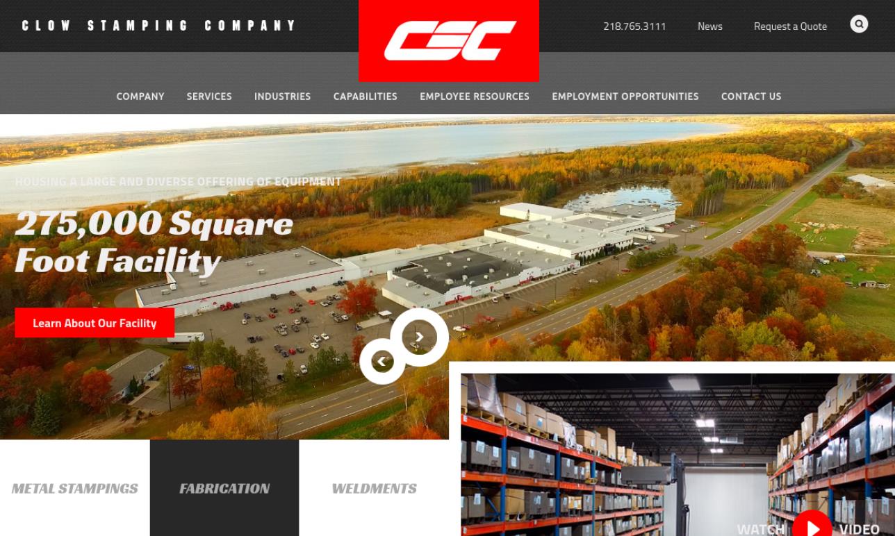 Clow Stamping Company Metal Stamping