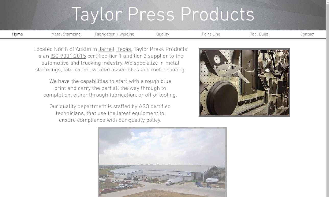 Taylor Press Products